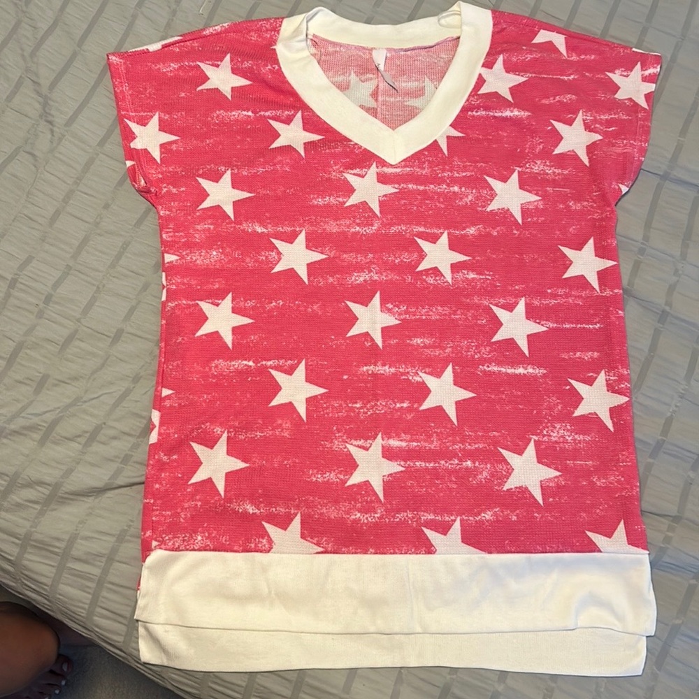 Women’s Pink Star Top